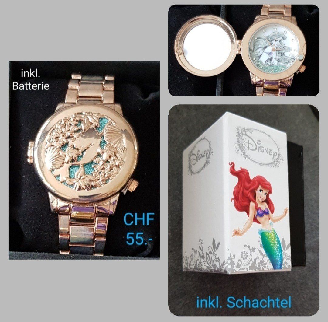 Disney Orologi: Arielle Uhr – Nuovo (secondo la descrizione) da Winterthur venduto da lidiafaraon