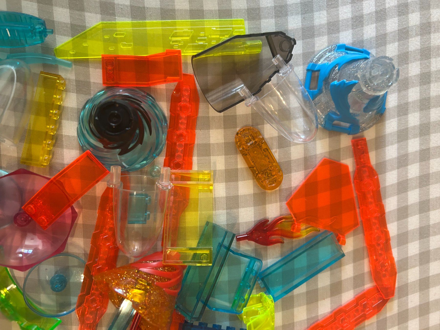 Lego Giocattoli: 70 grosse Transparente Lego Teile diverse Farben – Usato da Volketswil venduto da Daniel68ernst 1