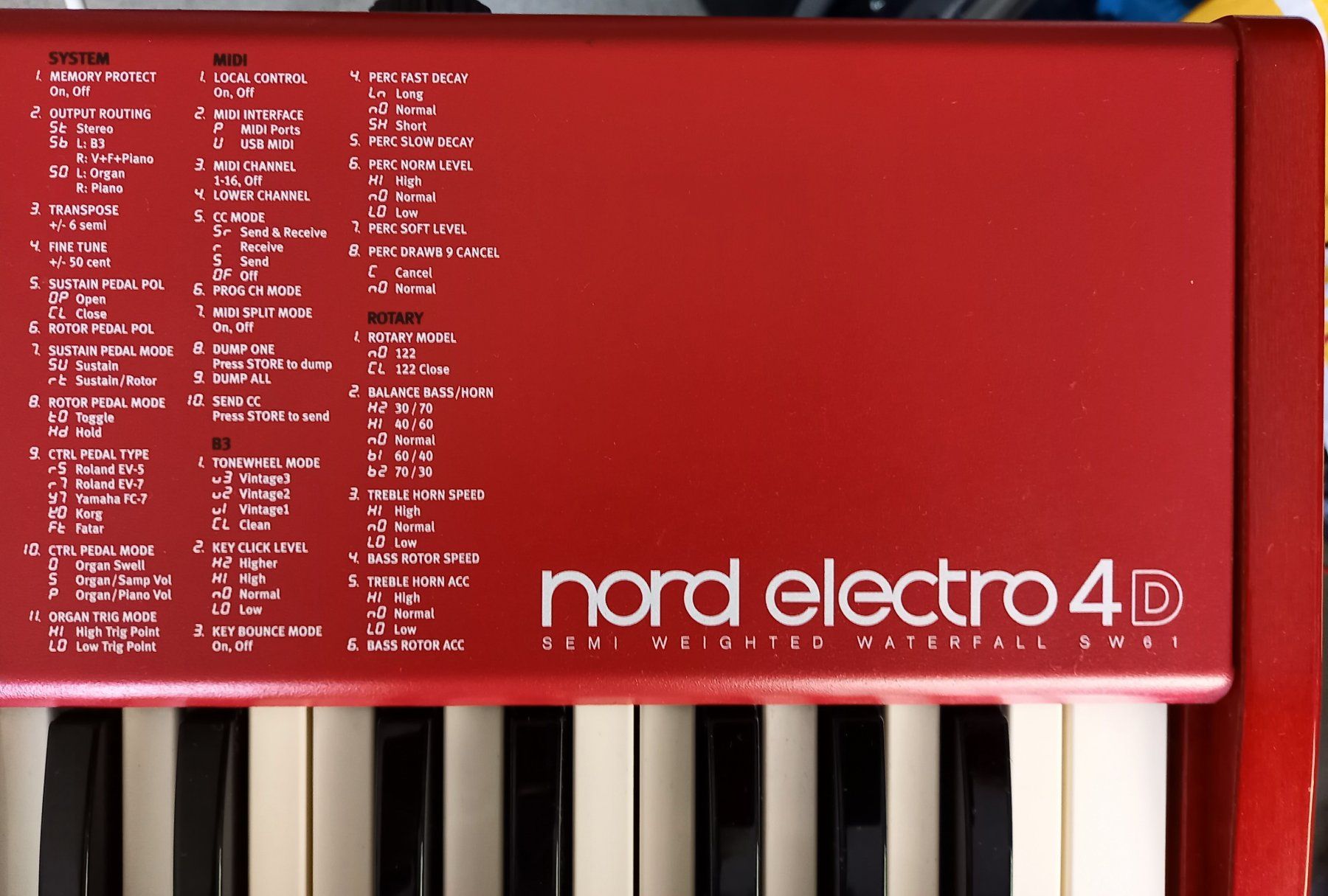 Nord Musikinstrumente: Nord Electro 4D – Gebraucht aus Luzern von garlicia 4