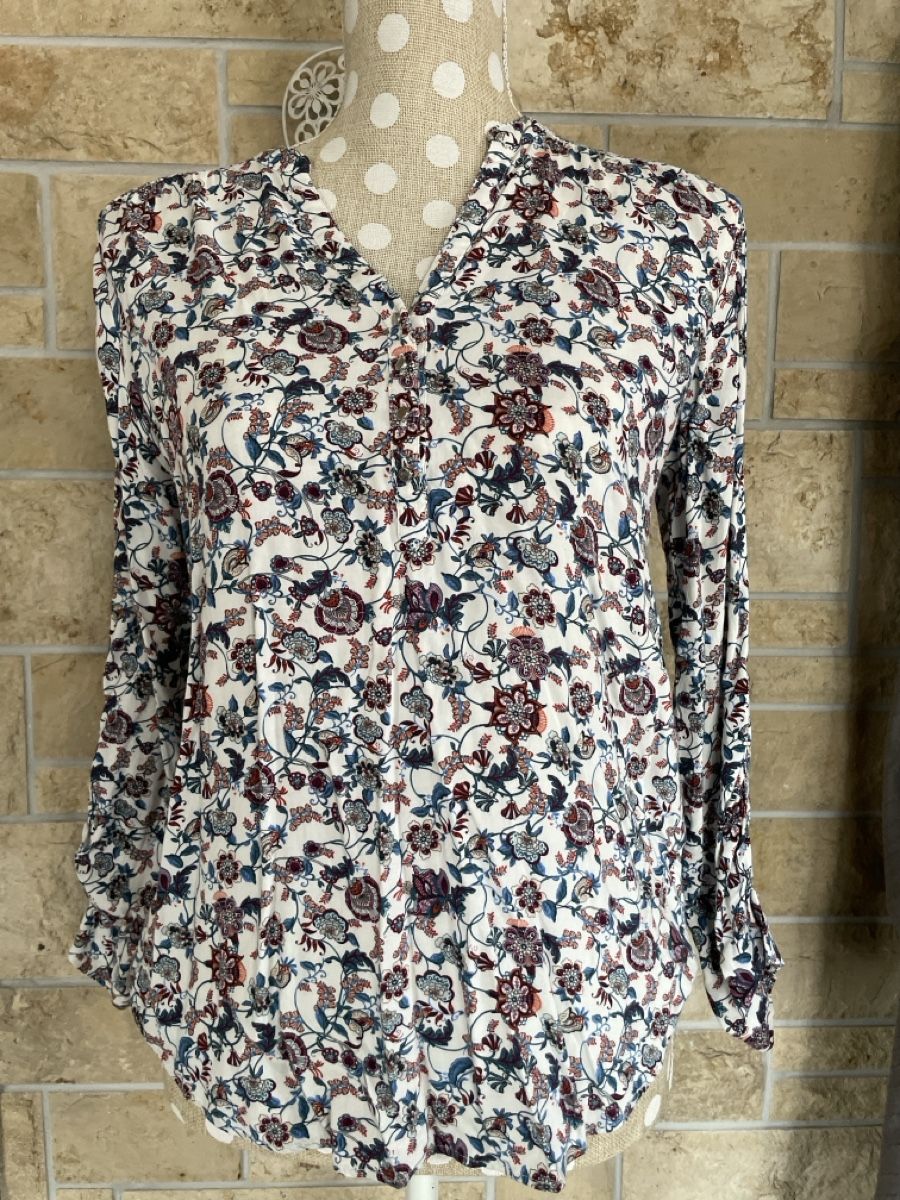Esprit Camicette: Esprit Bluse, Grösse 36, Langarm, Blumenmuster, Top Zustand – Usato da Henggart venduto da Engelsi