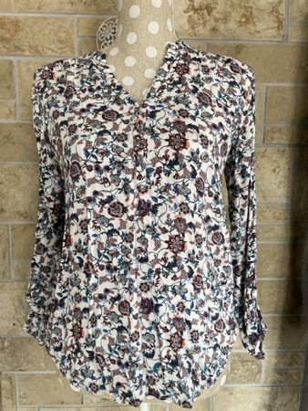 Esprit Bluse, Grösse 36, Langarm, Blumenmuster, Top Zustand