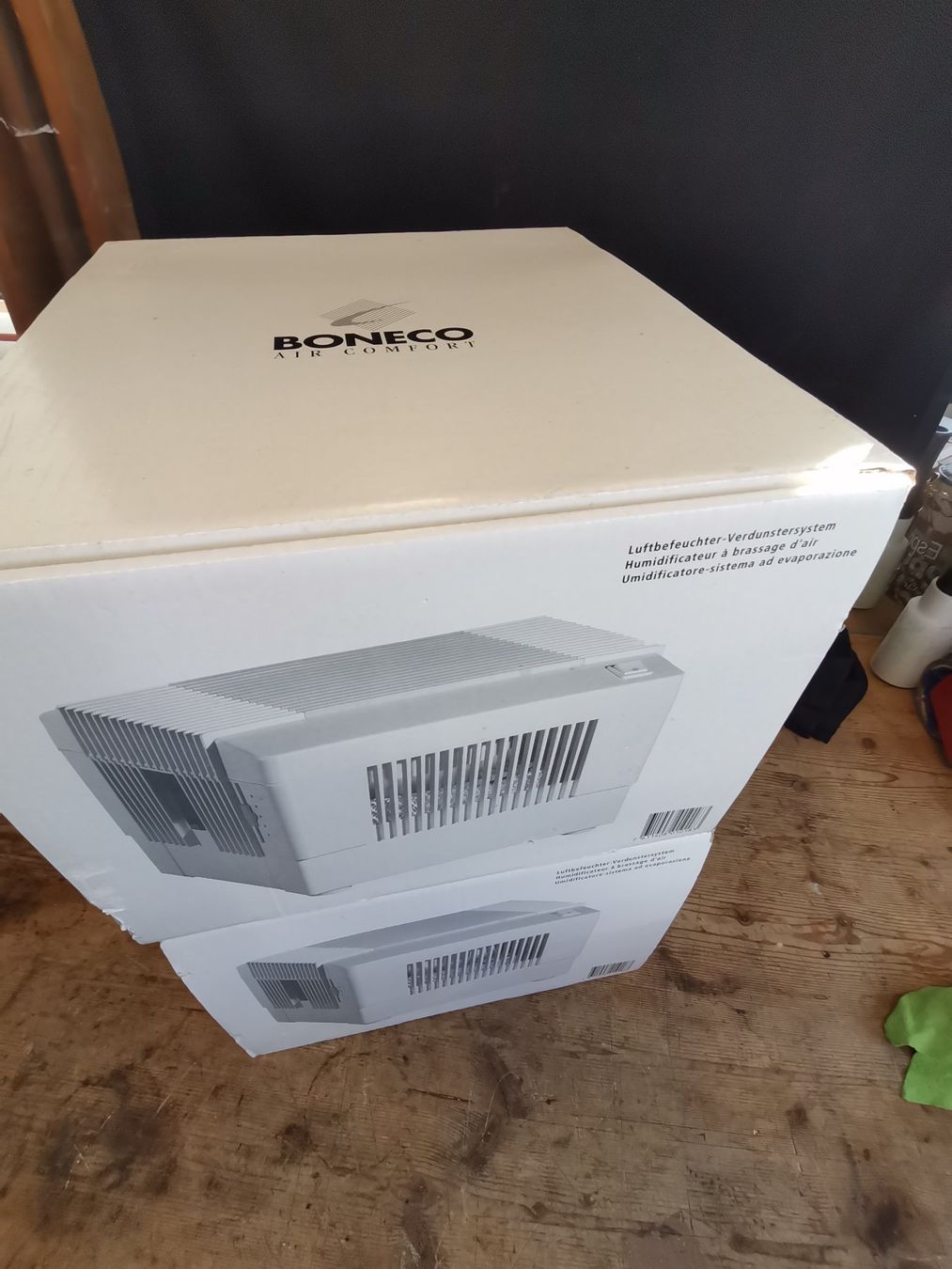 Boneco Umidificatori d'aria: Boneco Luftbefeuchter, Verdunstersystem, Boneco Air Comfort – Usato da Wiedlisbach venduto da materialkreislauf