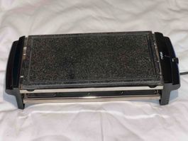 Raclette Tischgrill Grill Elektrogrill mit Steinplatte Rotel