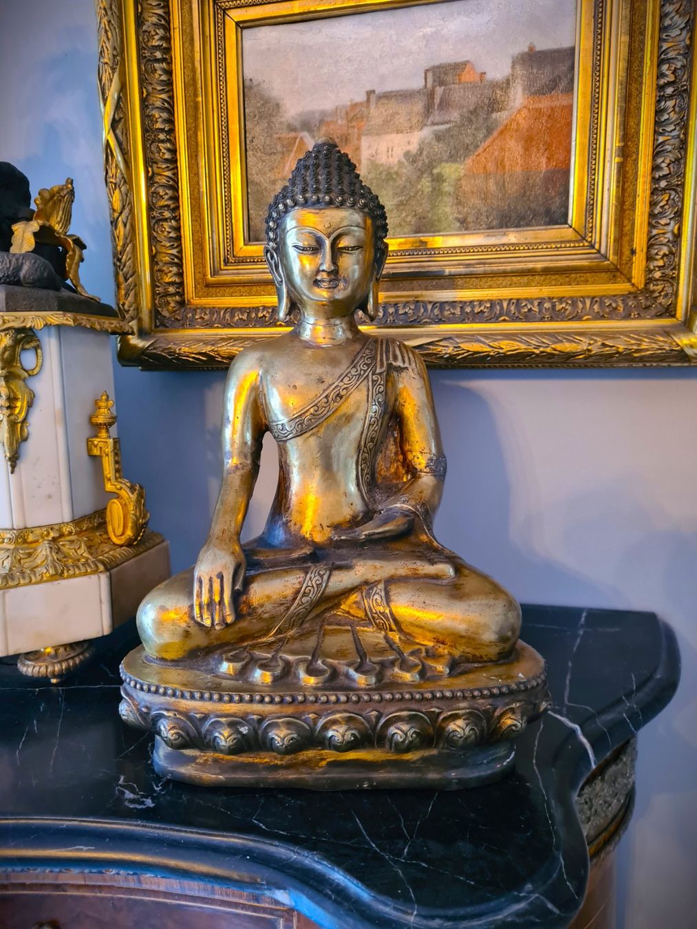 Sculture & Statue: Grosser Antiker Buddha – Usato da Rotkreuz venduto da Dobermann5 2
