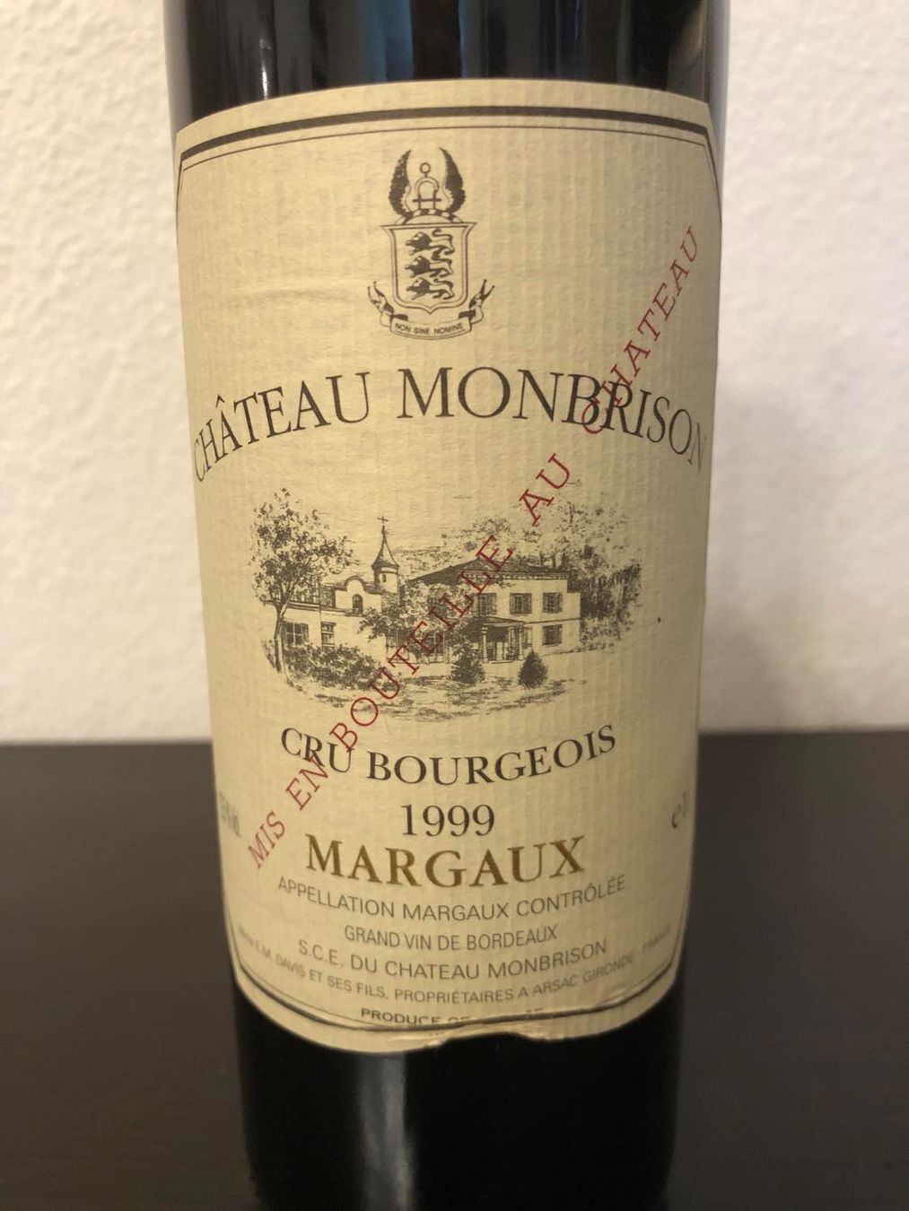 Vins: 1999 CHATEAU MONBRISON – Neuf avec emballage d'origine à Münchenstein par weinundspirituosen 1