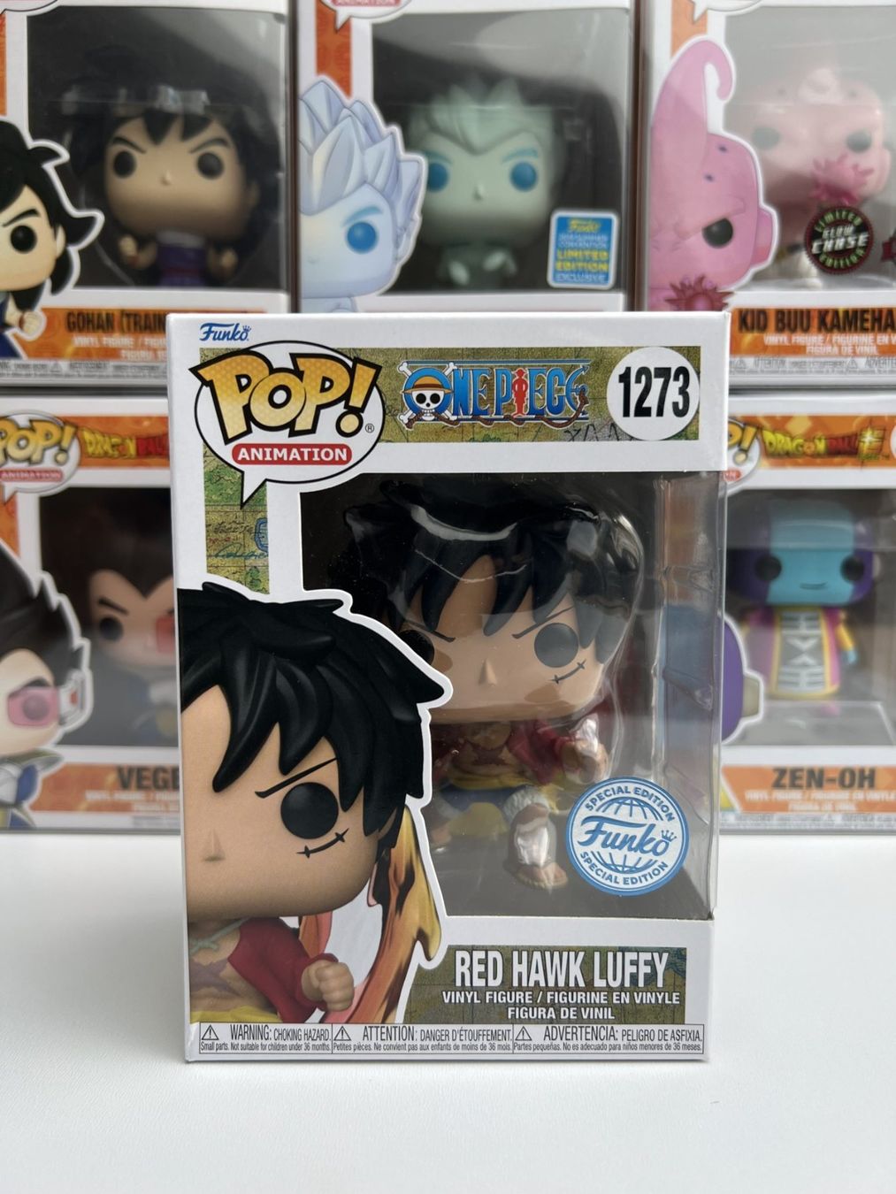 Funko Figuren: Funko POP Animation One Piece Red Hawk Luffy Edition Limitée – Neu und originalverpackt aus Le Mouret von perfectbijou