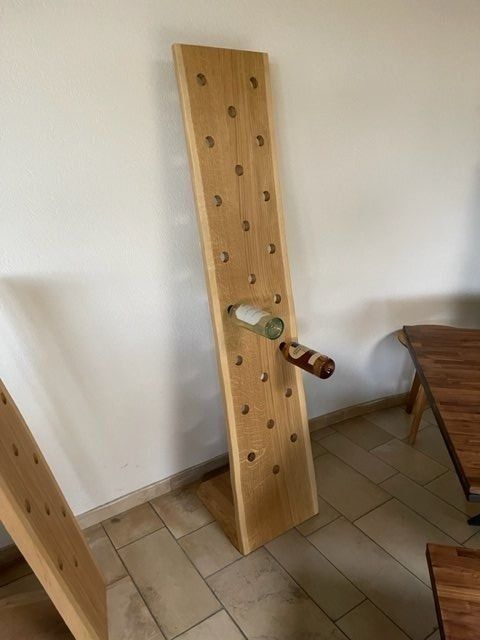 Portabottiglie: Weinständer gross aus massivem Eichenholz – Usato da Döttingen venduto da Comu7700 3