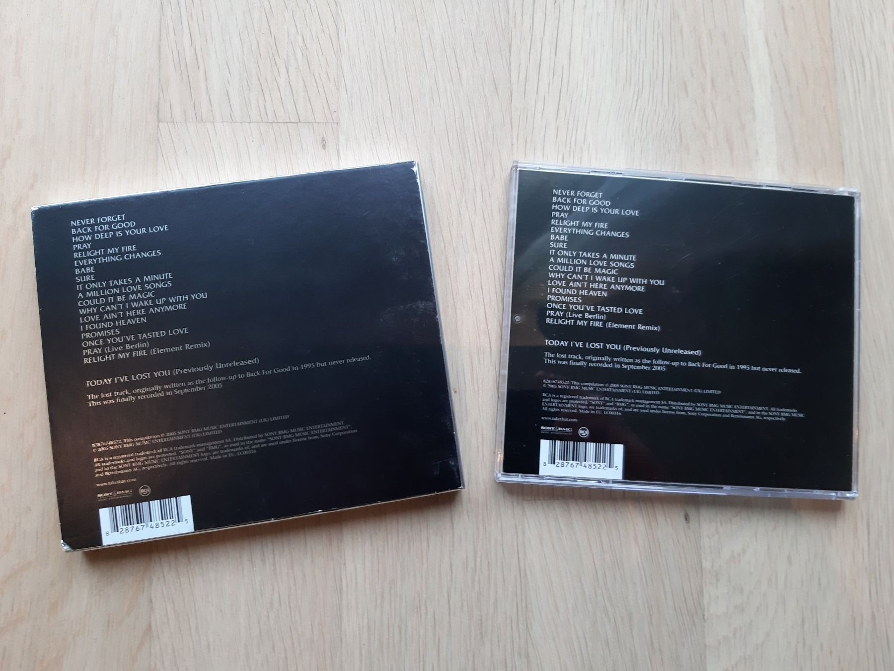 CD: CD Take That - Never Forget – Usato da Riedern venduto da martigni_88 1