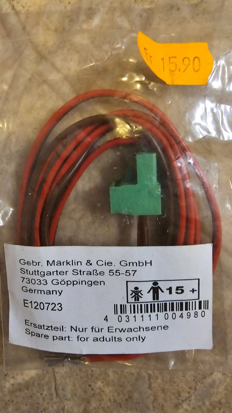 Märklin Modelleisenbahnen: Gleisanschlusskabel Märklin – Neu und originalverpackt aus Niedergösgen von ren_9gqr