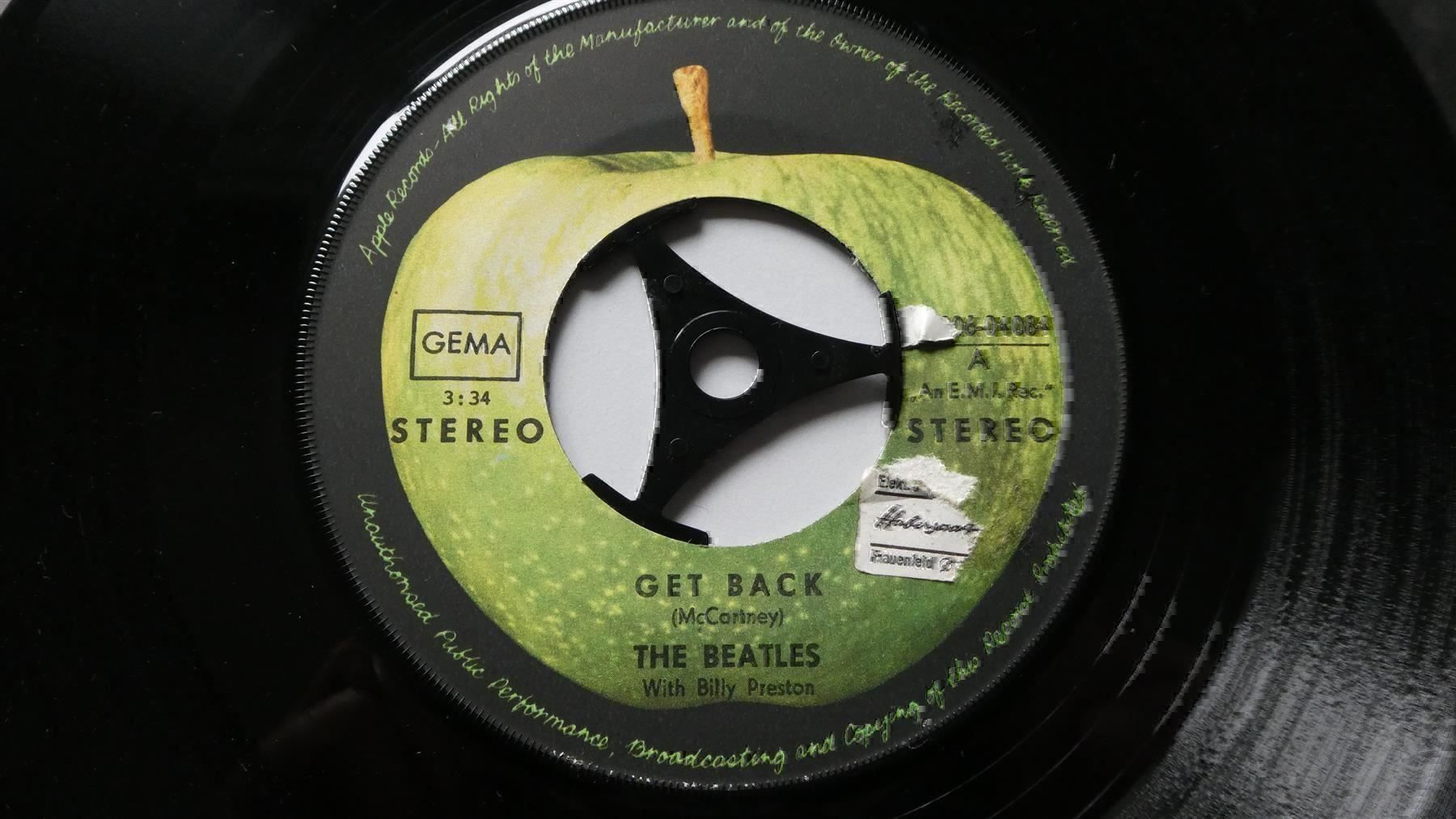 Vinyles: The Beatles With Billy Preston- Get Back – D'occasion à Frauenfeld par Astra13 2