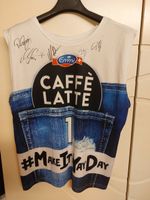 Emmi Caffè Latte T-shirt (signed by four unknown people)