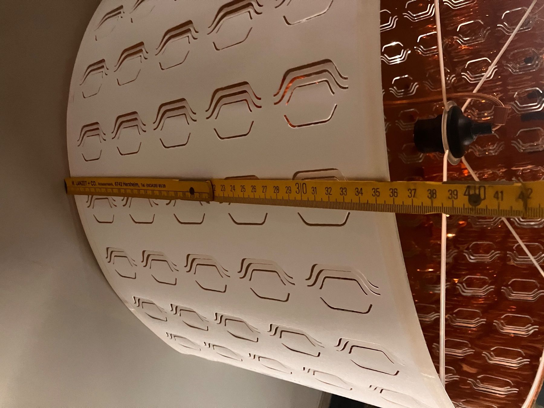 Ikea Lampadari & plafoniere: Hängeleuchte kupferfarben, moderner Look, top Zustand – Usato da Benglen venduto da omaha 1