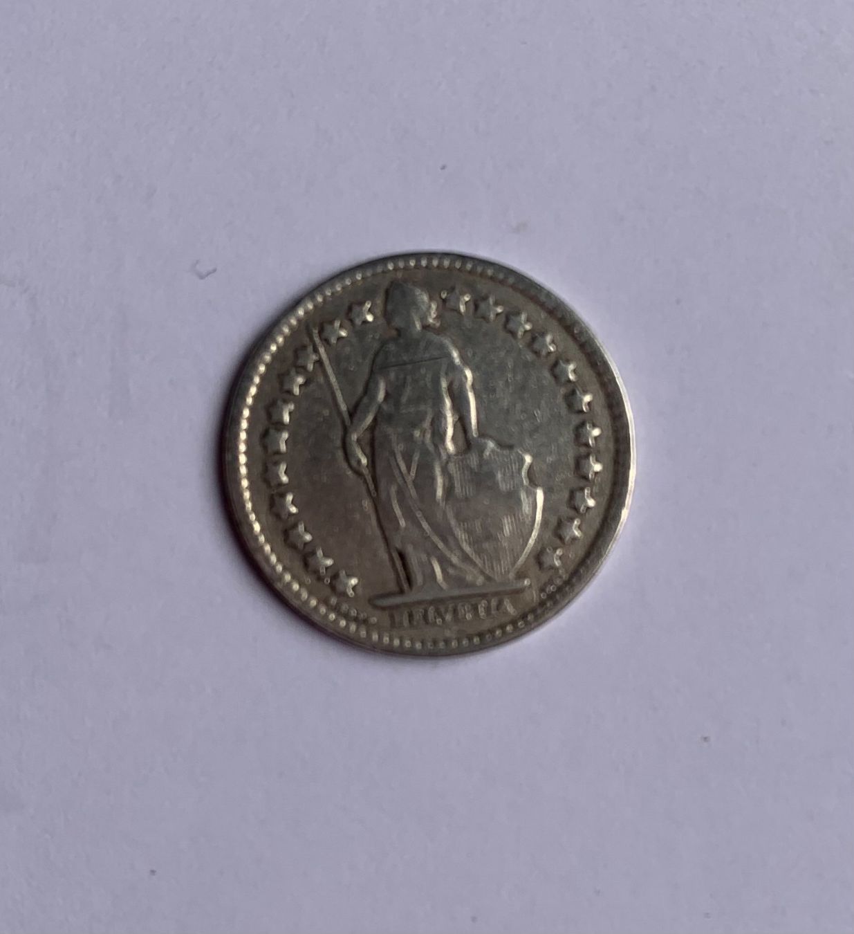 Alle Münzen: 50 Rappen 1920 - Silber - Schweiz – Gebraucht aus Zürich von Apache4 2