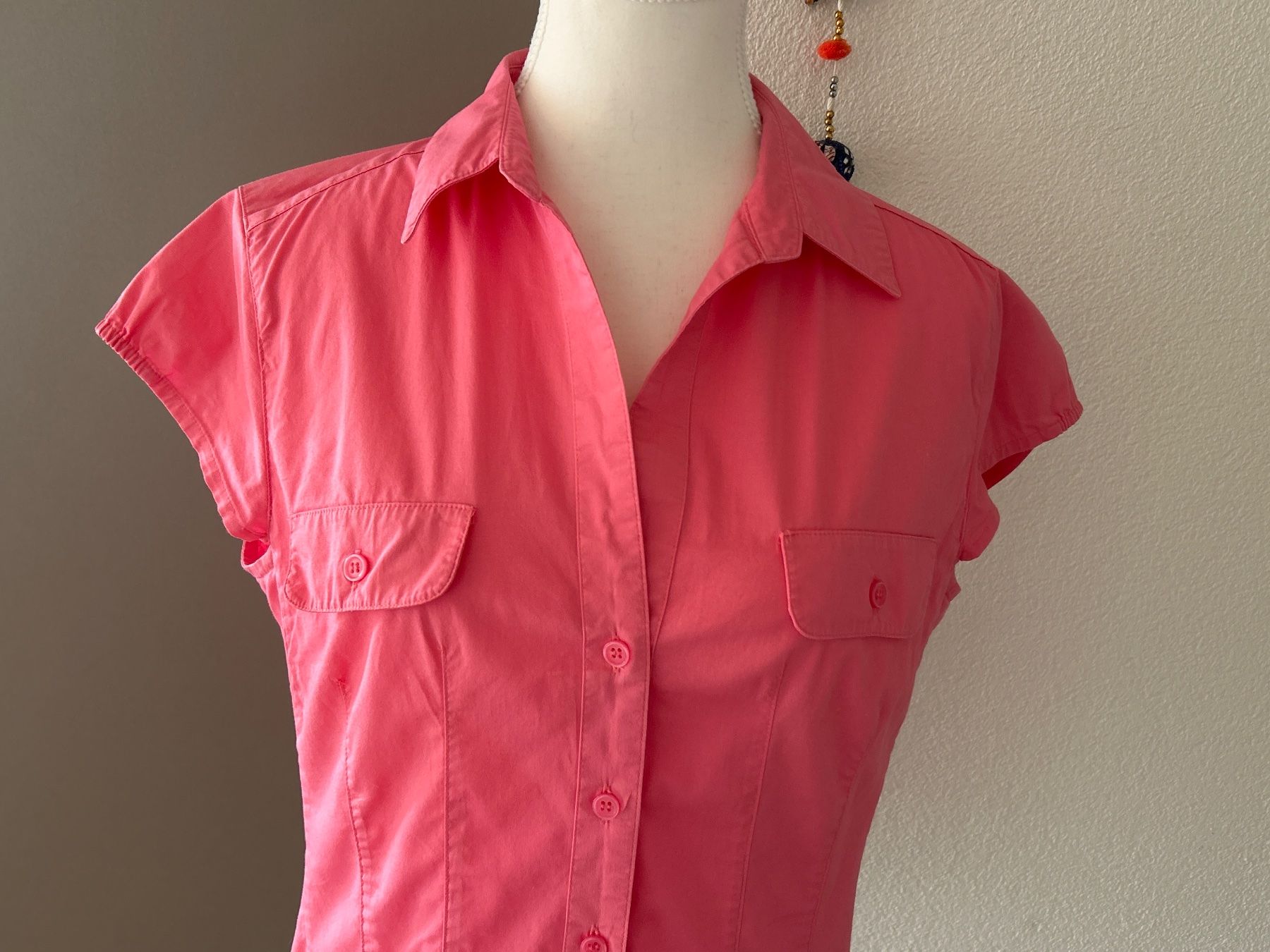 Chemisiers: Kurzarm Bluse Damen pink – D'occasion à Brunnen par Nala2929 1