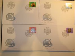 Pro Patria FDC 1995 Nr. 247 - 250 Volkskunst aus der Schweiz