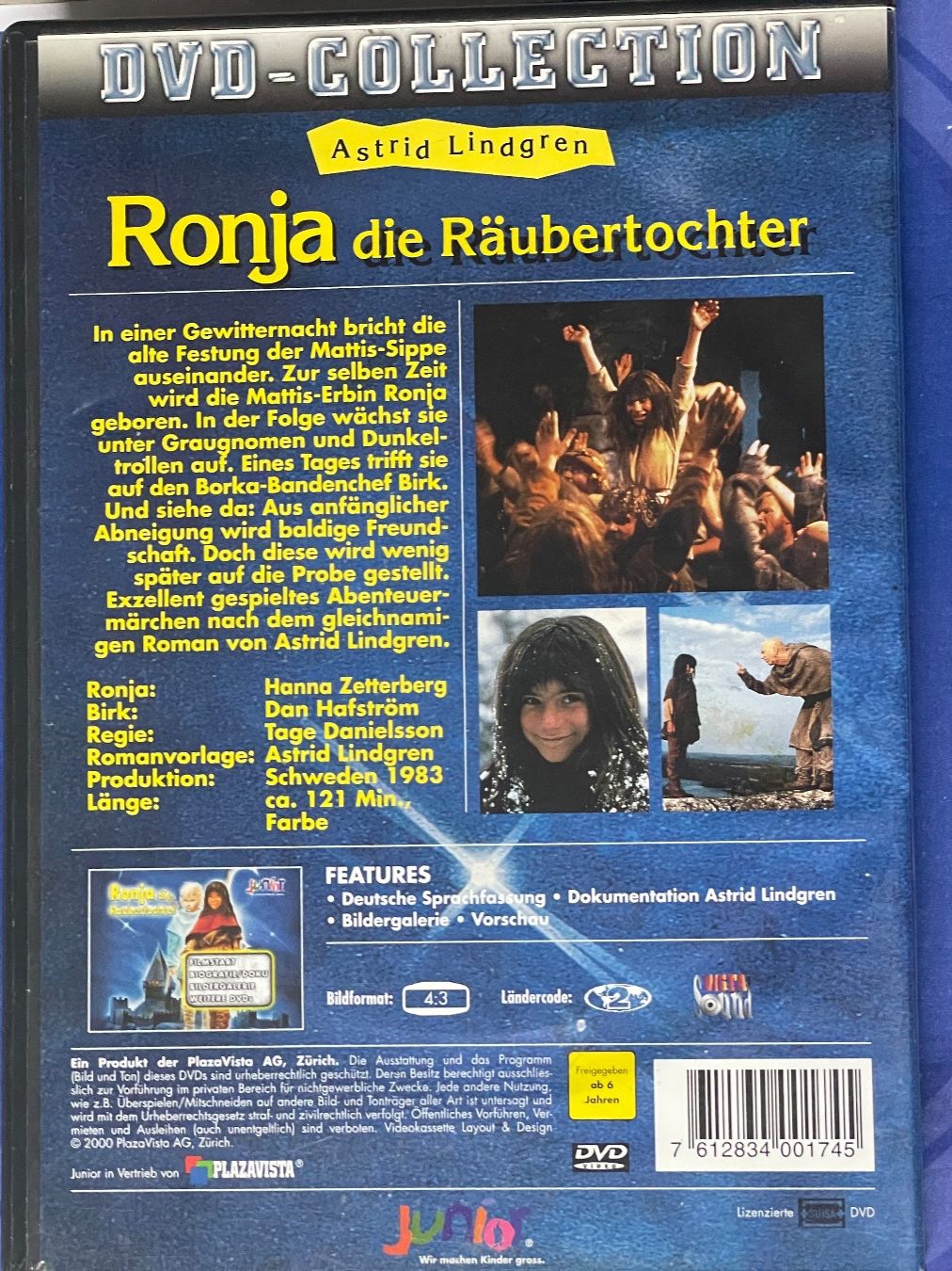 Tutti i DVDs: Ronja die Räubertochter – Usato da Muri b. Bern venduto da AdidasCollector 1