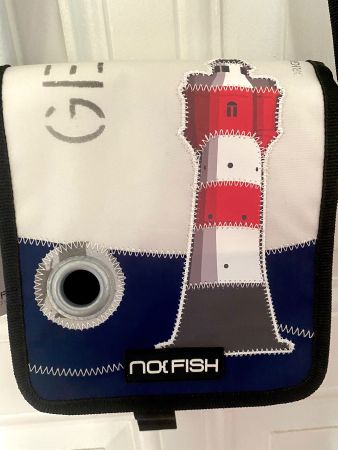 Tasche NotFISH Leuchtturm Motiv aus Segeltuch