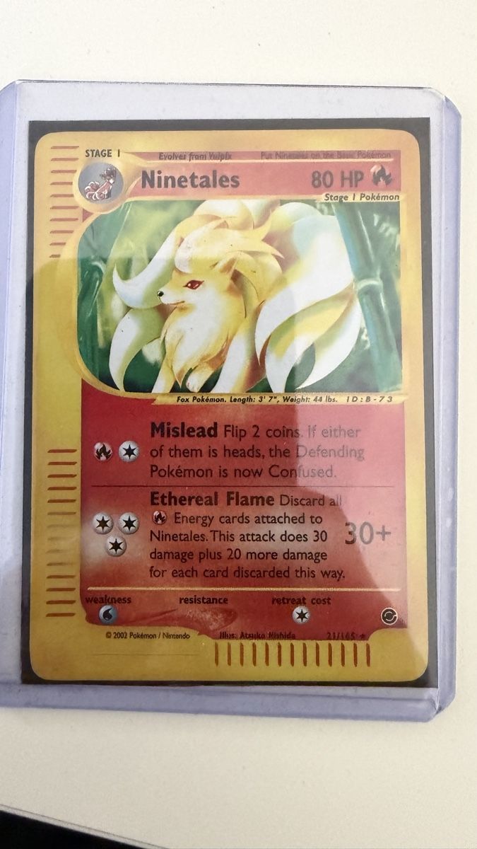 Pokémon Carte collezionabili: Pokemon  ninetales holo reverse – Usato da Caslano venduto da tuning21 2