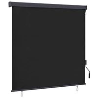 Store enrouleur Anthracite 180 x 250 cm Tissu et Aluminium