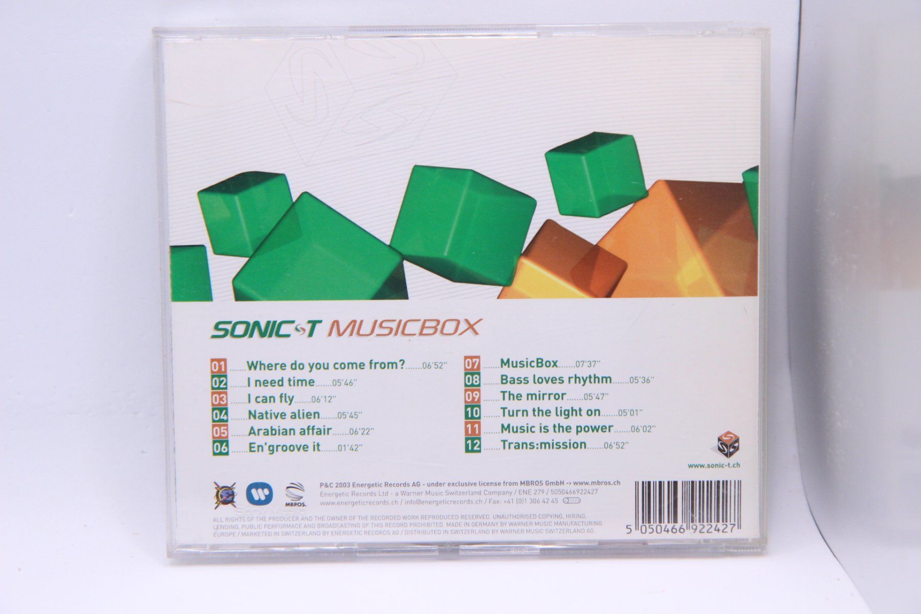 CDs: CD Sonic-T ‎– Musicbox – Gebraucht aus Ernetschwil von luisvonerni 1