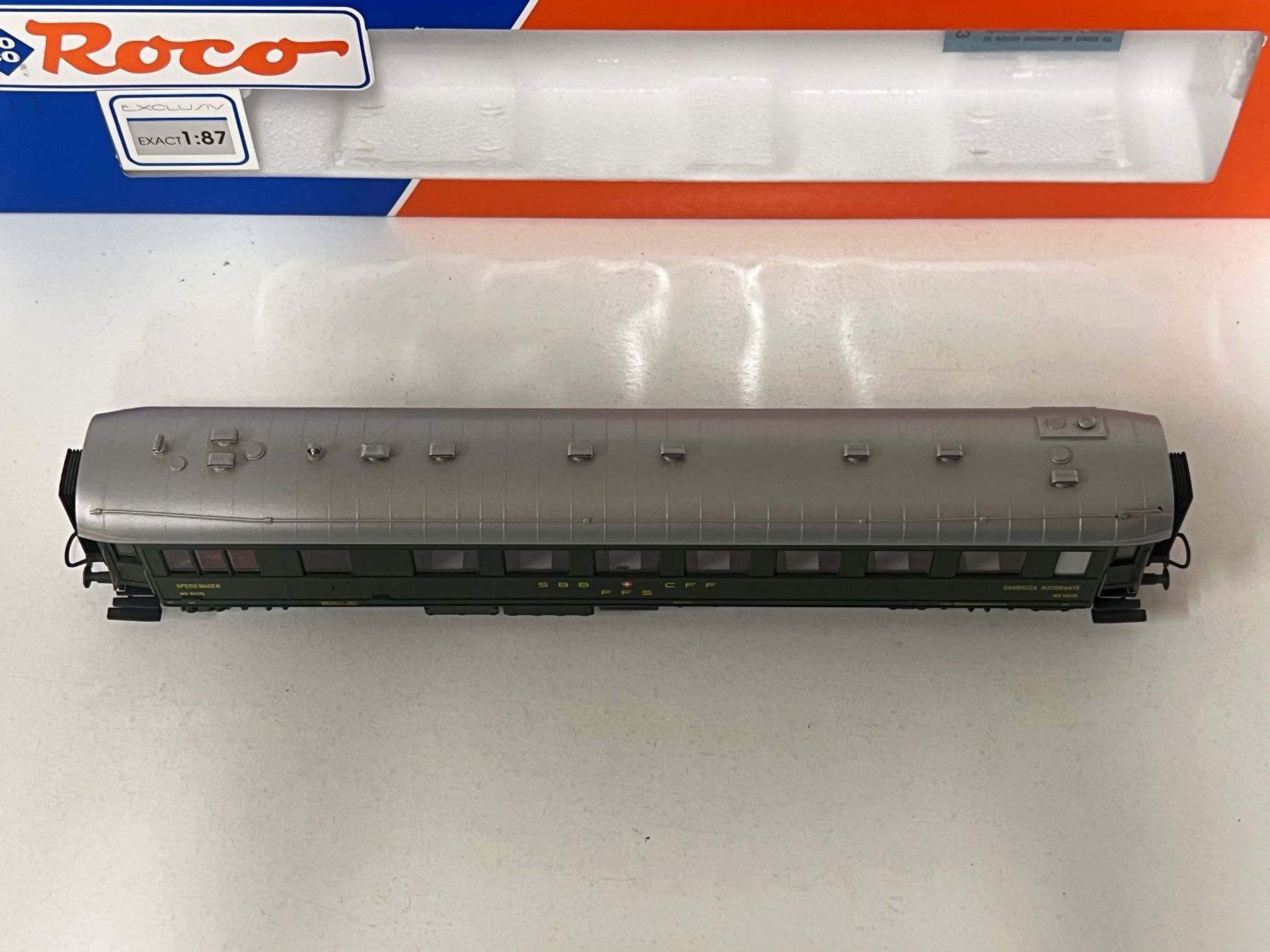 Roco Modellini di ferrovie: Roco 44876 Speisewagen  SBB H0 AC – Usato da Geroldswil venduto da TopTrain54 6