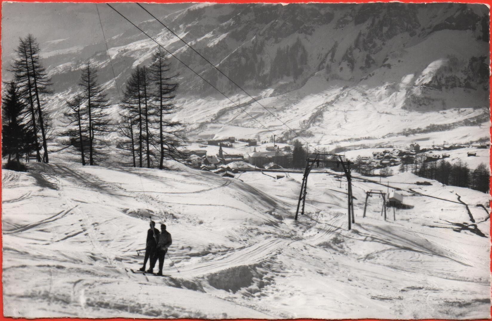 Cartoline postali: LEUKERBAD mit dem Skilift – Nuovo (secondo la descrizione) da Jona venduto da philajona