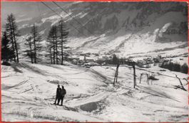 LEUKERBAD mit dem Skilift
