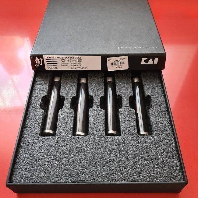 Kai Coltelli: Shun Classic Steak-Set DMS-0400 – Nuovo e nell'imballaggio originale da Caslano venduto da Pspidi 2