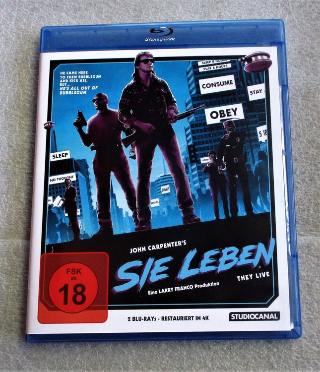SIE LEBEN (THEY LIVE) John Carpenter 2 BluRay Kaufen auf