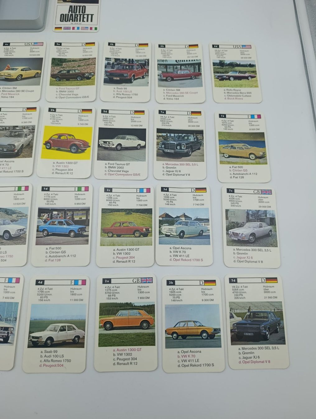 Jeux: Vintage Auto Quartett – D'occasion à Wil SG par Donaldus 2
