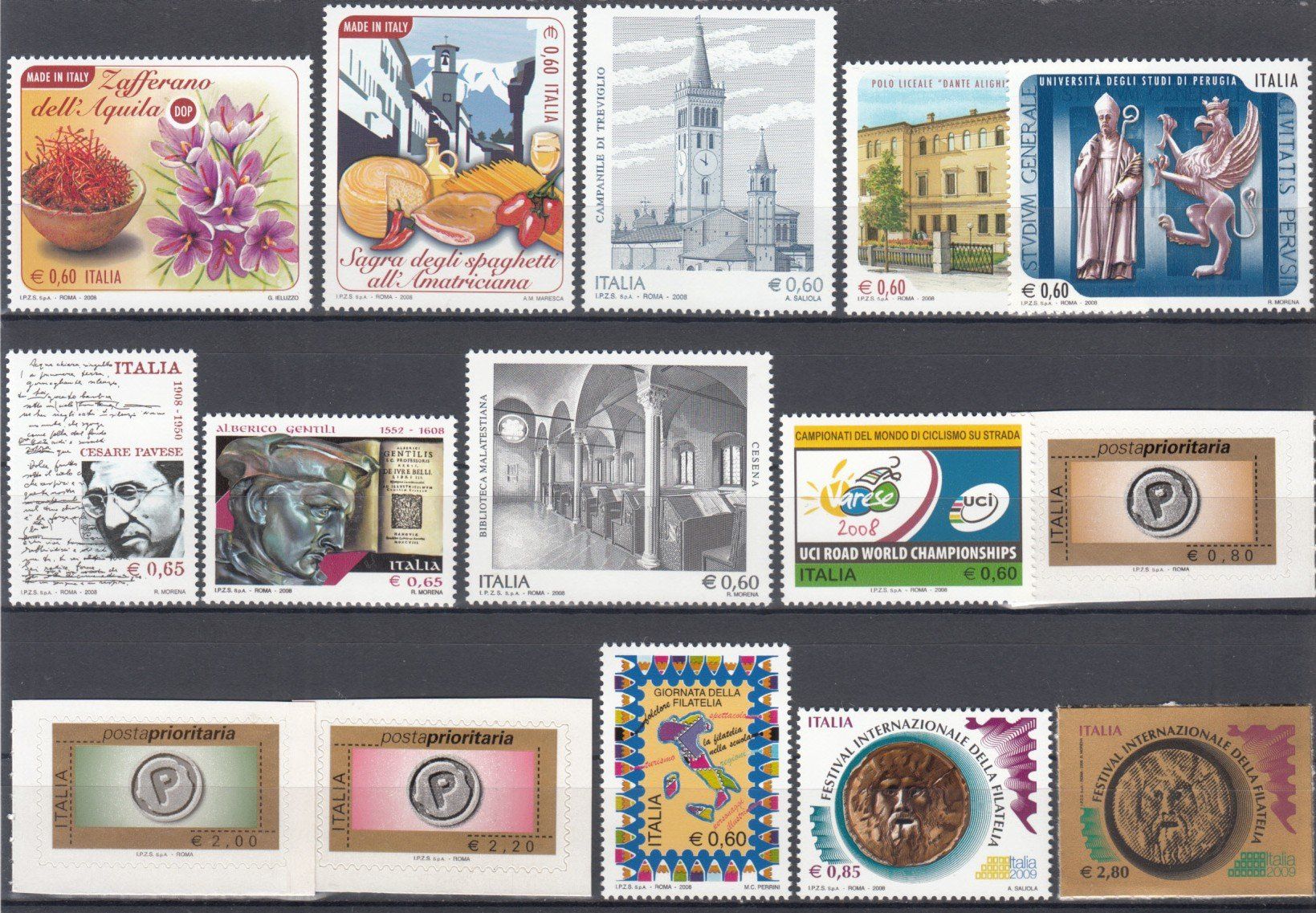 Tutti i francobolli: Italien 2008 postfrisch – Usato da Bürglen TG venduto da StampGraf 4