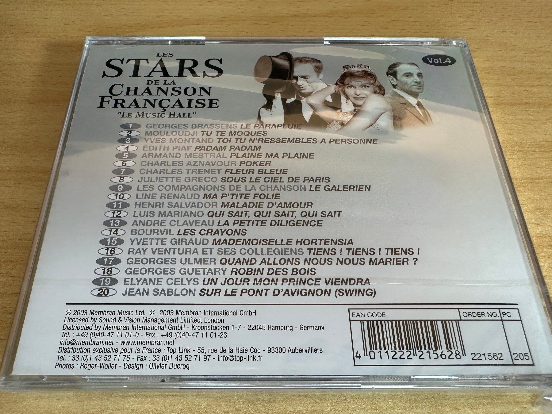 CDs: Various - Stars De La Chanson Francaise Vol.4 – Neu und originalverpackt aus Rikon im Tösstal von Alpenmutz 1