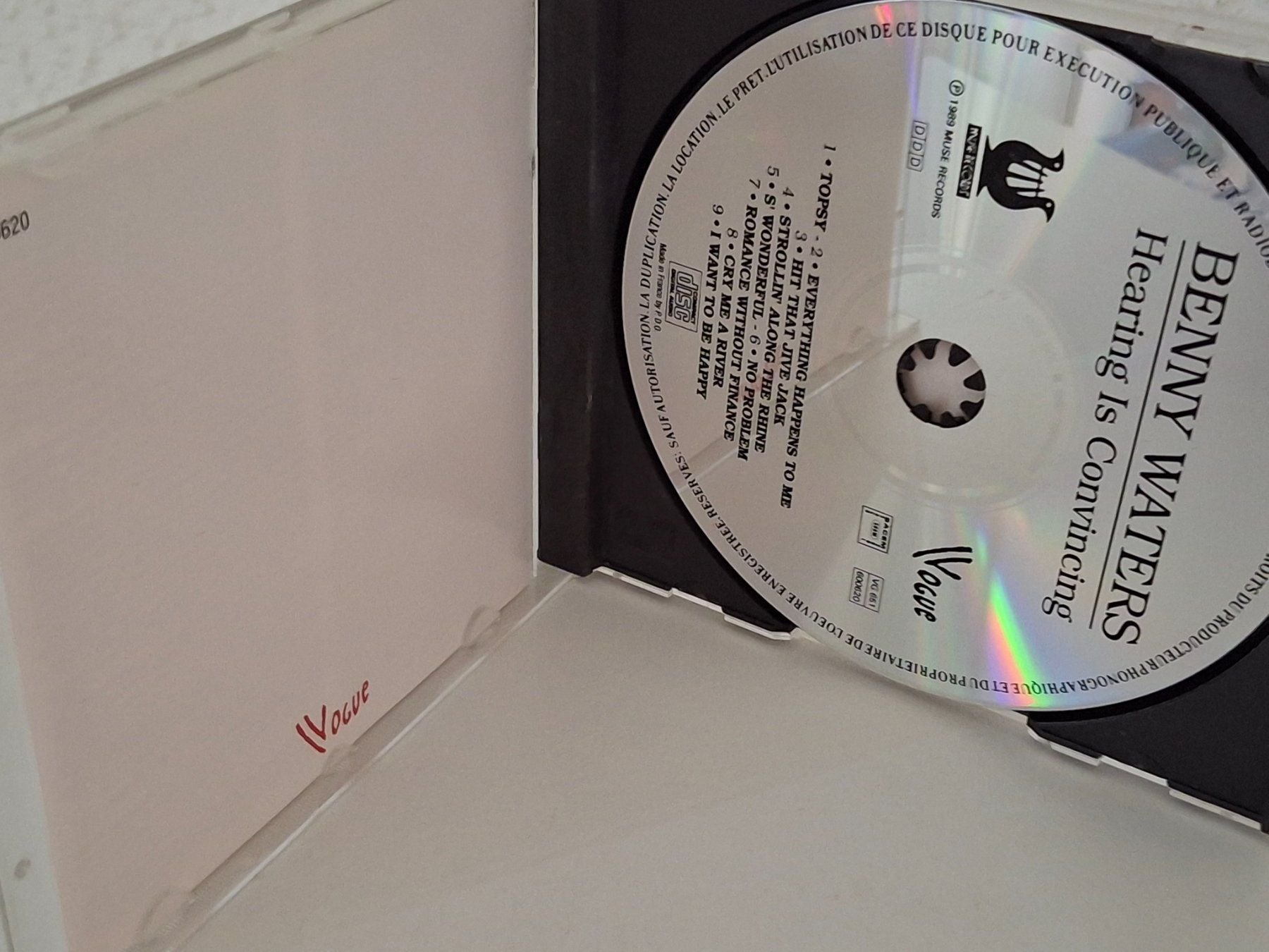 CD: CD Benny Waters - Hearing Is Convincing – Usato da Aarberg venduto da Jackup1 2