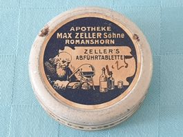 RAR Blechdose Zeller Abführmittel Romanshorn Apotheke