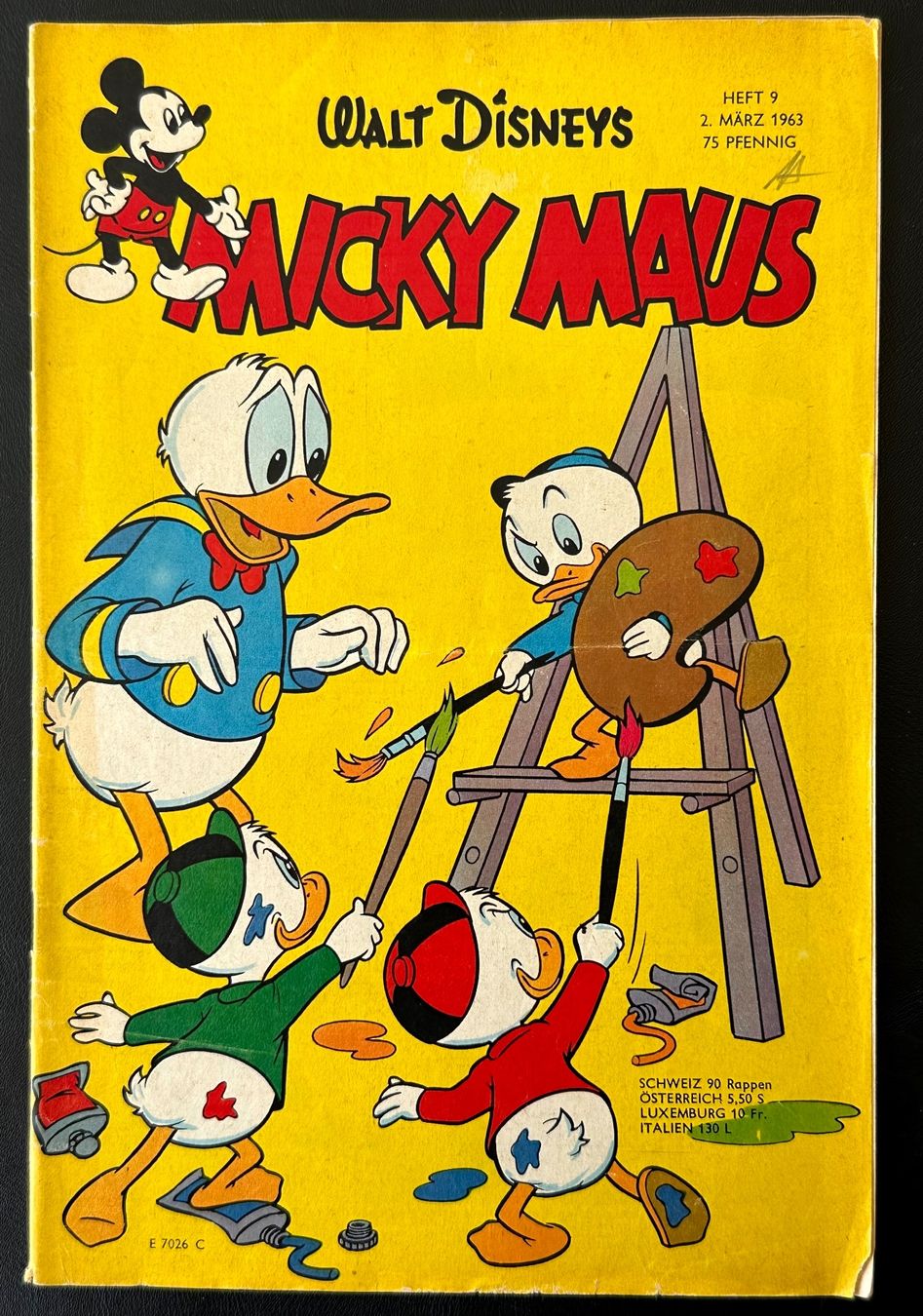 BD: Mickey Maus Nr. 9 1963 – D'occasion à Seltisberg par quadartswiss