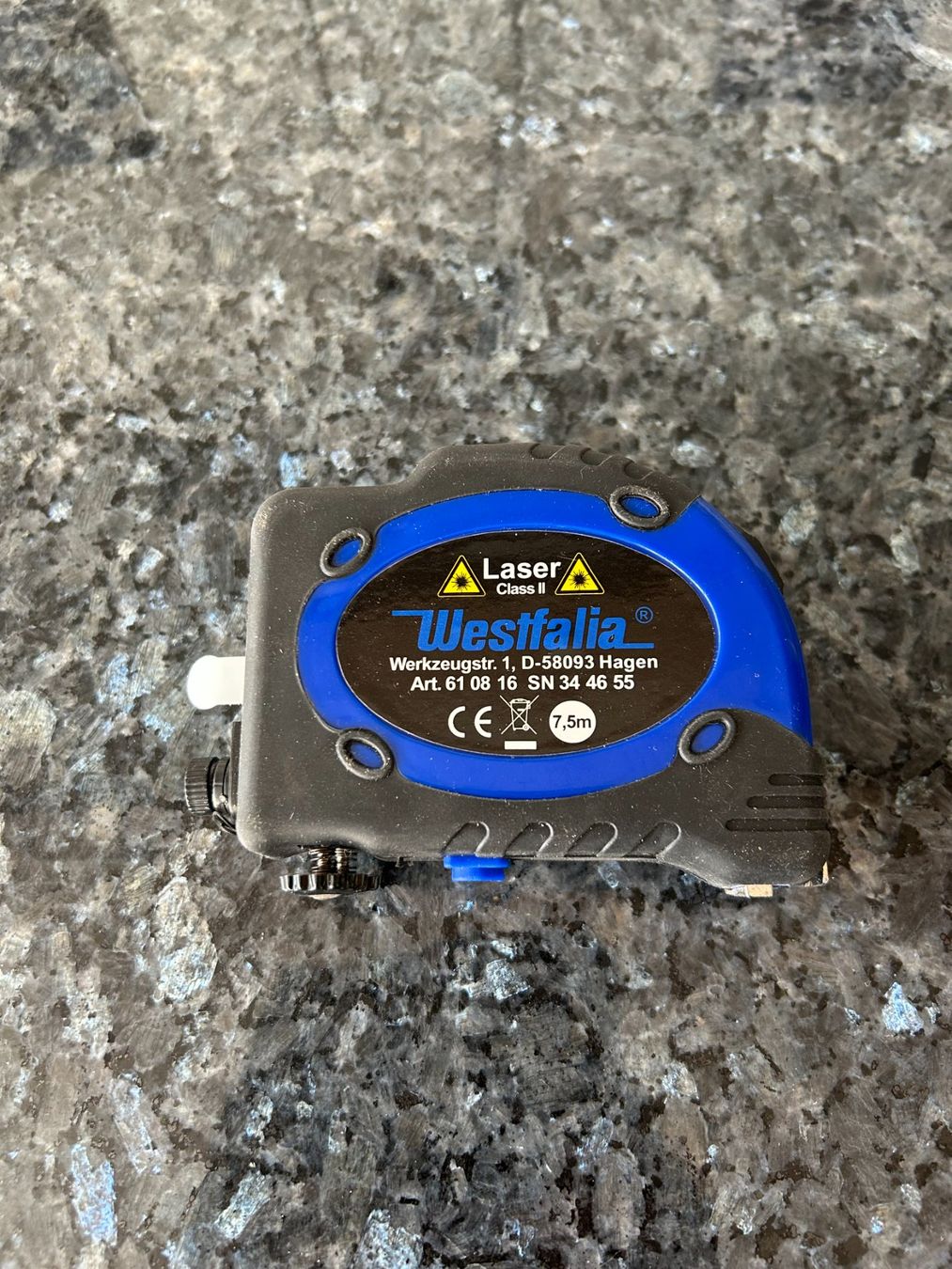Misurare: Westfalia Laser-Distanzmesser. – Nuovo e nell'imballaggio originale da Root venduto da Mpcshop 1