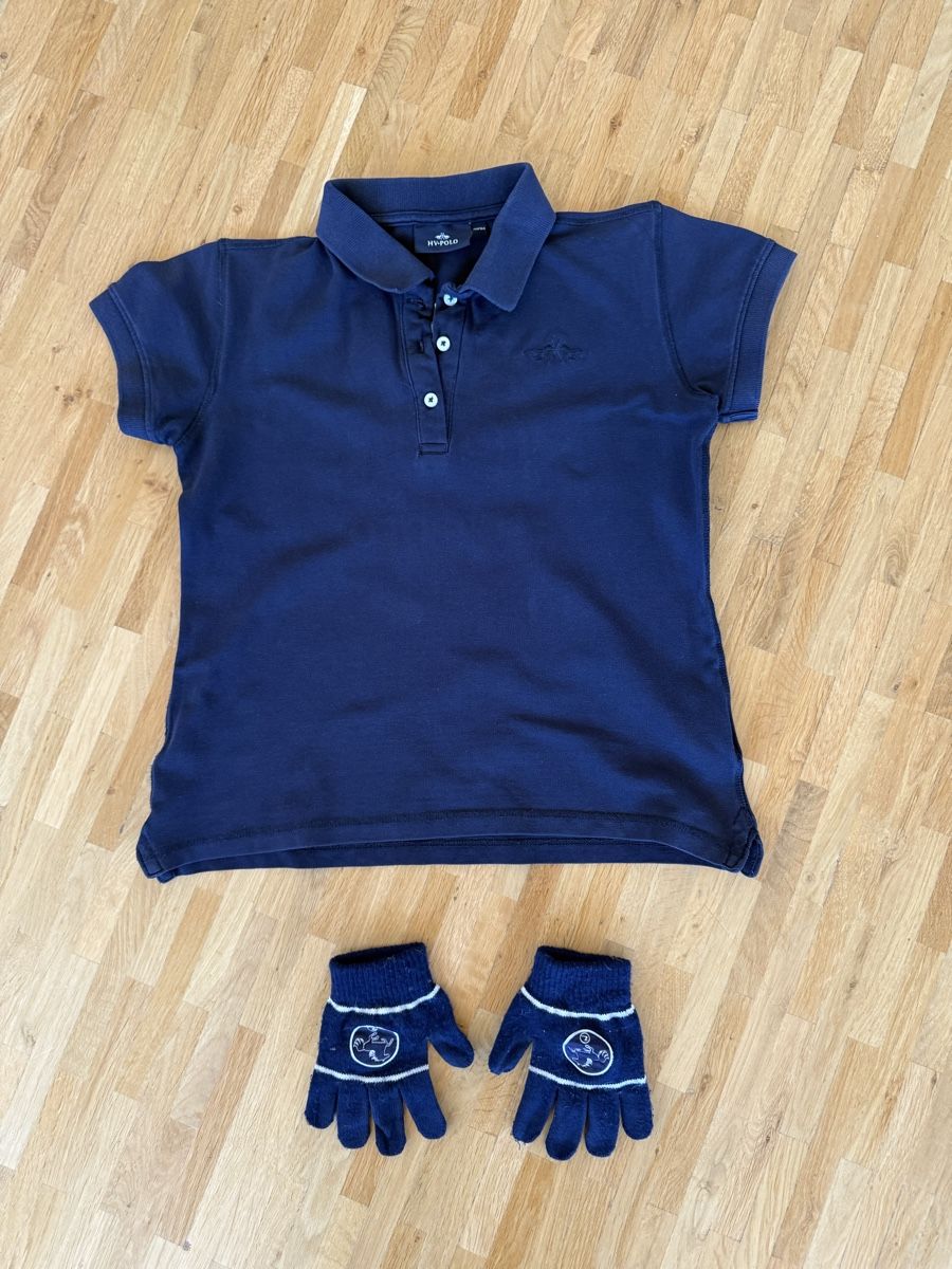 Camicette, T-shirt & Top: Reitshirt und Reithandschuhe – Usato da Zürich venduto da Sven1968