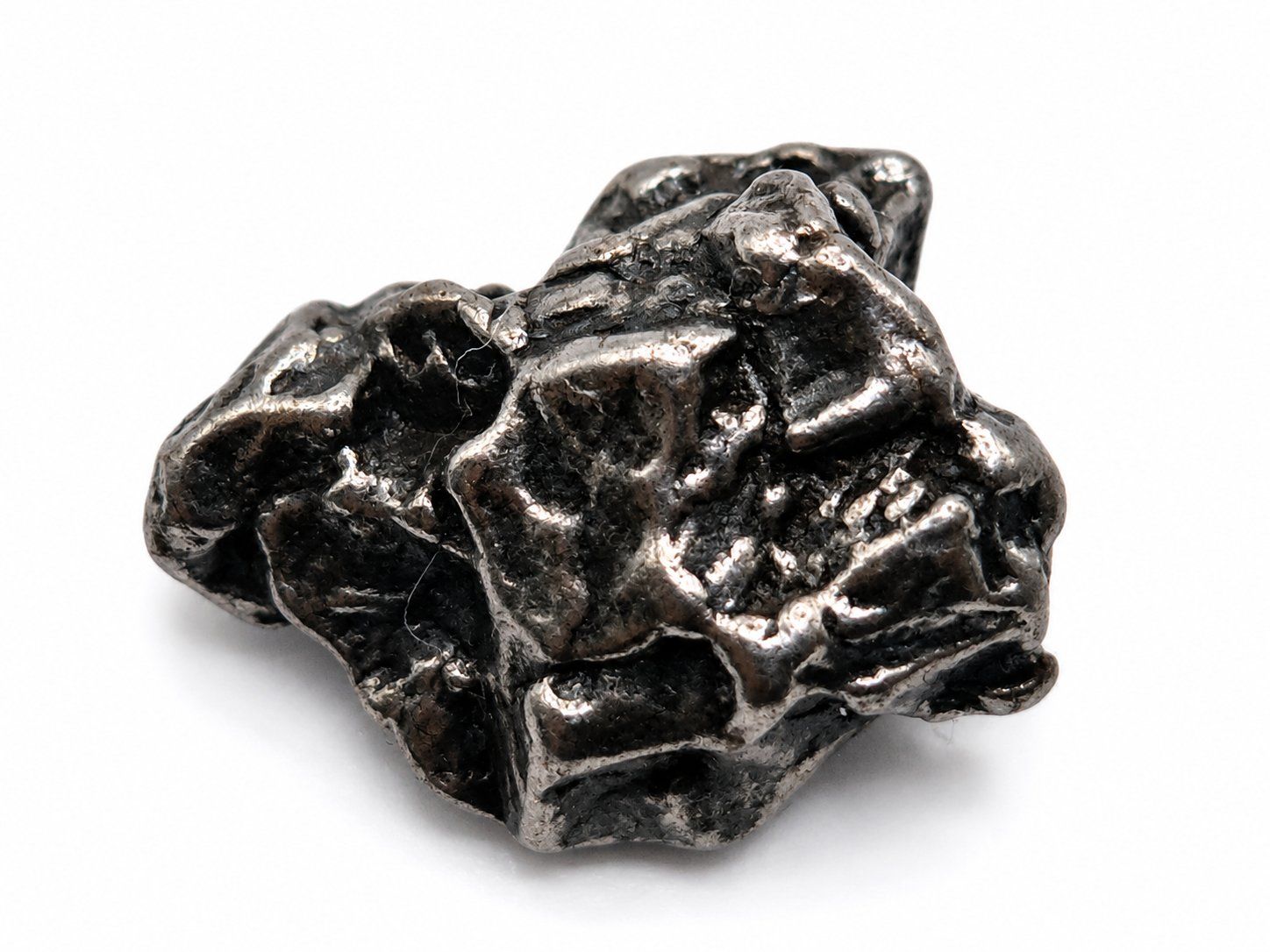 Minerali & Pietre curative: Meteorit Campo del Cielo Echter Eisenmeteorit (6) – Nuovo e nell'imballaggio originale da Winterthur venduto da LukasMineralienOase