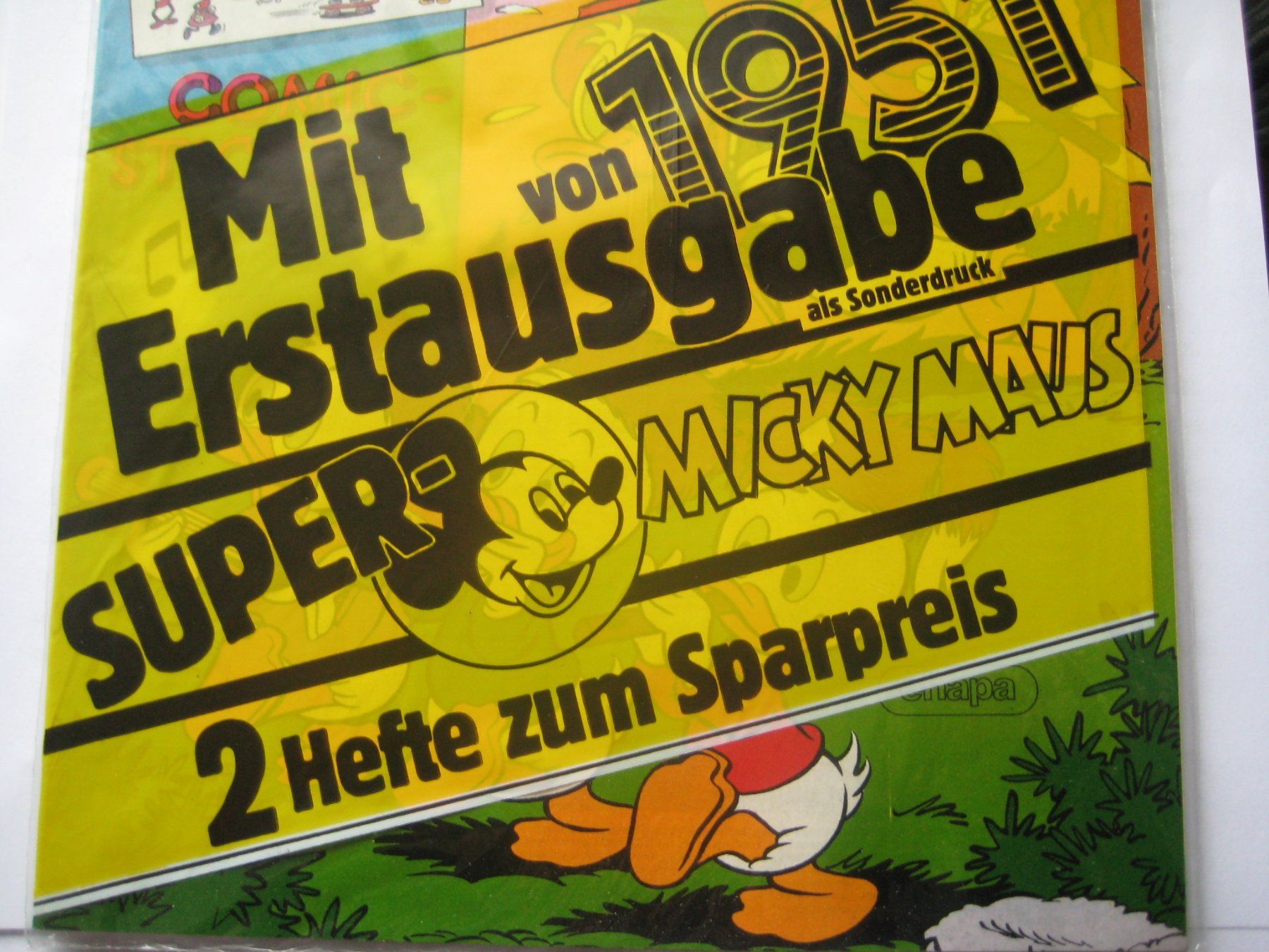 Fumetti: Micky Maus Sonderheft mit Erstausgabe 1951 – Nuovo e nell'imballaggio originale da Wichtrach venduto da christaN2 1