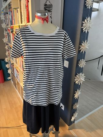COS Streifen T-Shirt L Maritim Herbst Top Zustand
