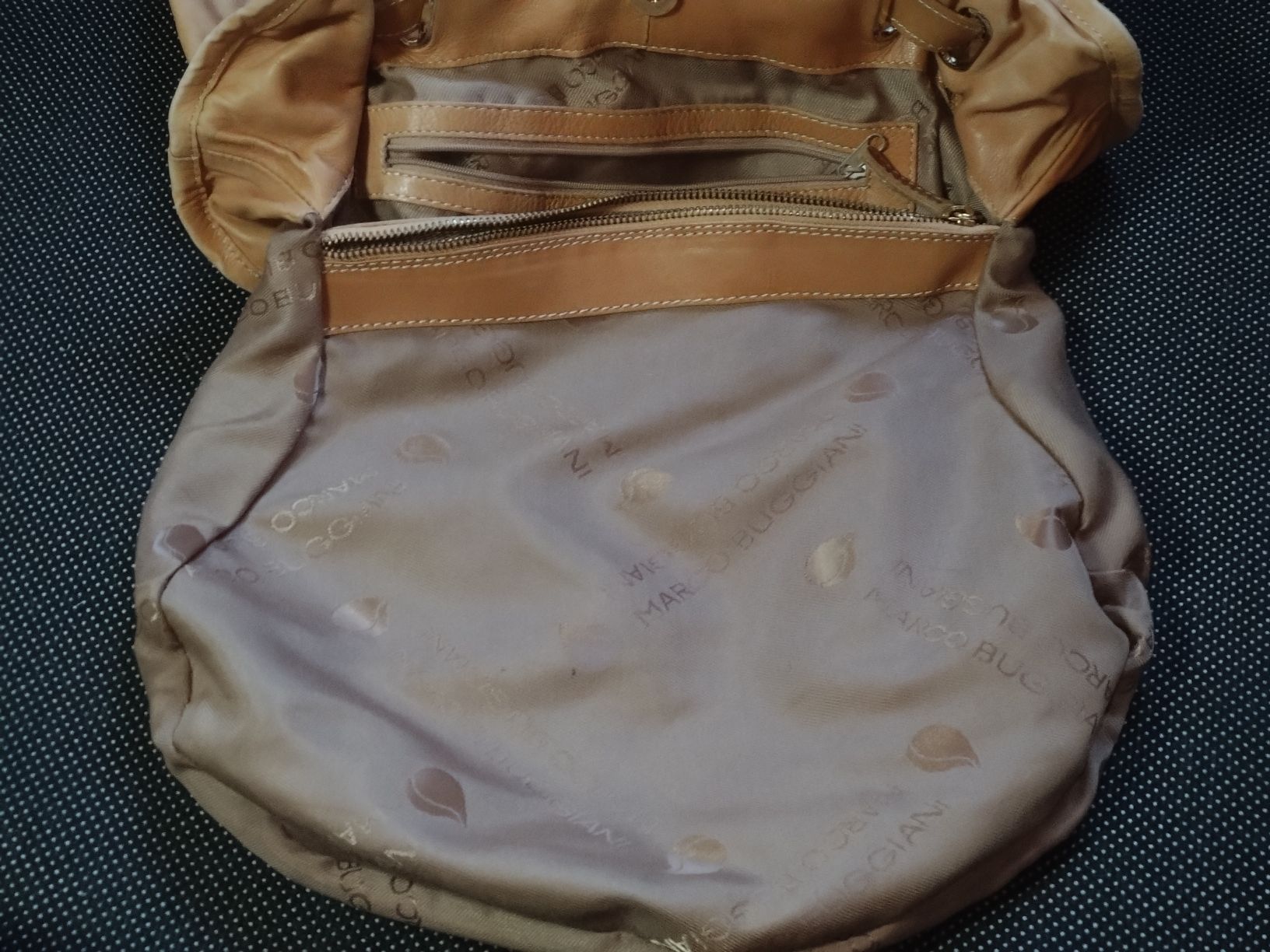 Taschen für Damen: Sac Marco Buggiani en cuir beige - chic & pratique – Gebraucht aus Farvagny-le-Grand von LaCaverne 9