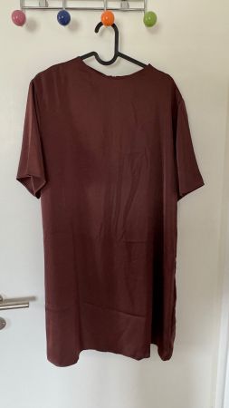 H&M Kleid, Gr. M, Rot-Braun
