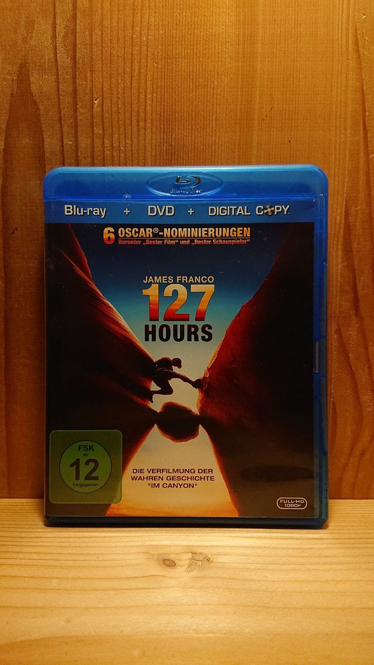 Tutti i DVDs: 127 HOURS Blu-Ray mit James Franco – Usato da Wilderswil venduto da Exebub