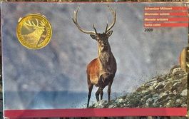 Schweizer Muenzen Satz 2009 Stempelglanz Komplett im Etui