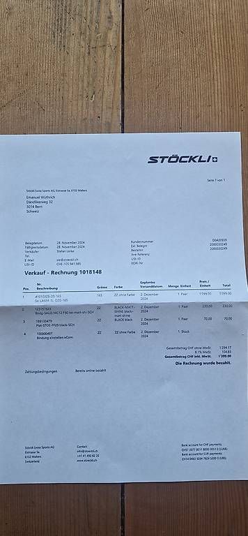 Skis: Stöckli Laser SL 165cm – Gebraucht aus Bern von ema_5w8j 2