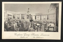 ALTE ANSICHTSKARTE CONFISERIE GAENG-BURNIER LAUSANNE