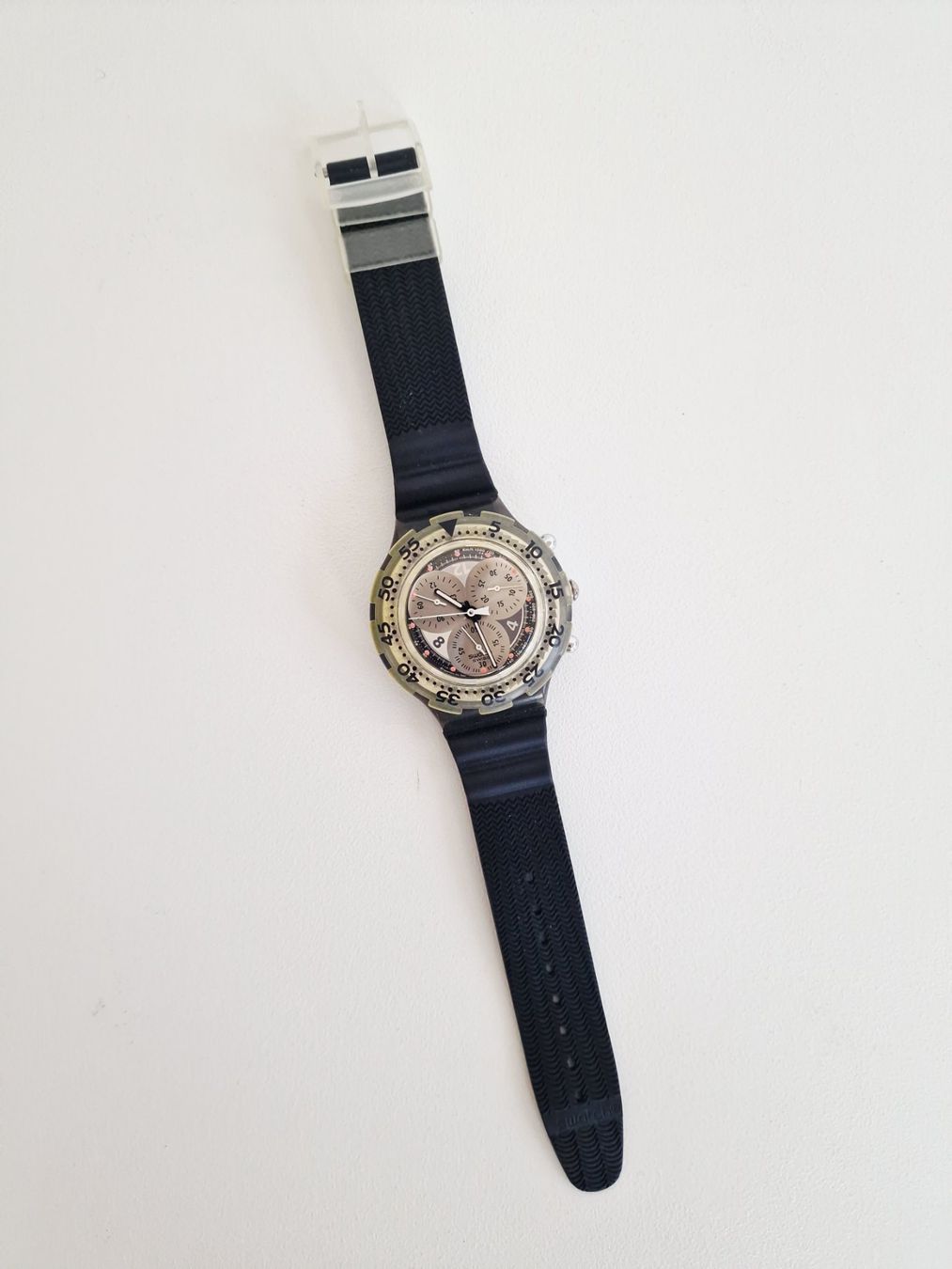 Swatch Orologi: Tolle Swatch Uhr Chronograph Vintage – Usato da Hallau venduto da CHACLA 1