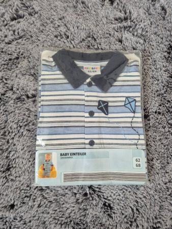 Neuer Baby Sommer Einteiler Gr. 62/68 - Süss & Bequem!