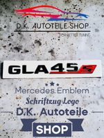 Mercedes AMG GLA45 S Emblem Schriftzug Logo Neu Schwarz/Rot