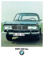 Originalprospekt von 1967 / BMW 2000 tilux